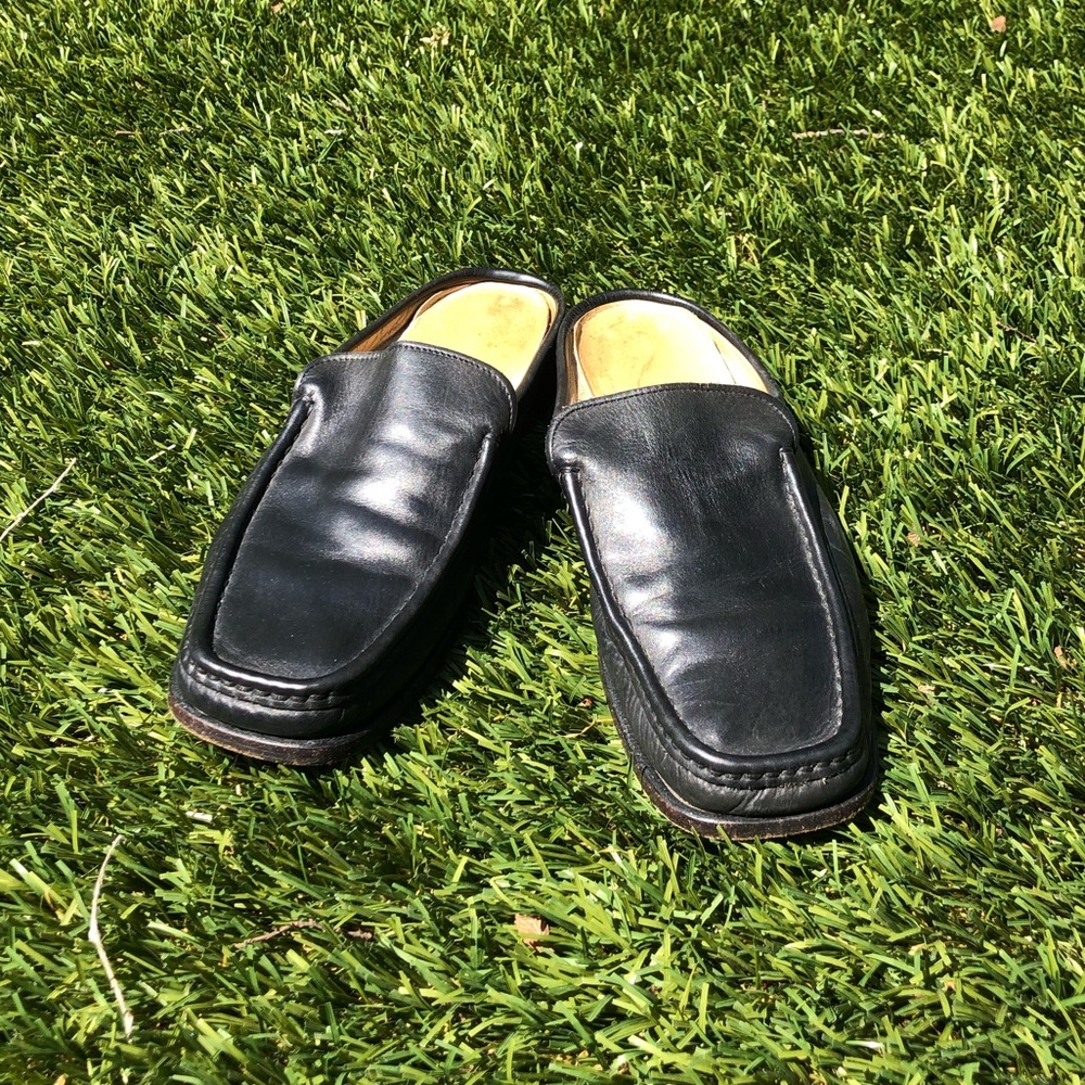 Bally stitched toe mules in black leather - Picture 5 of 10